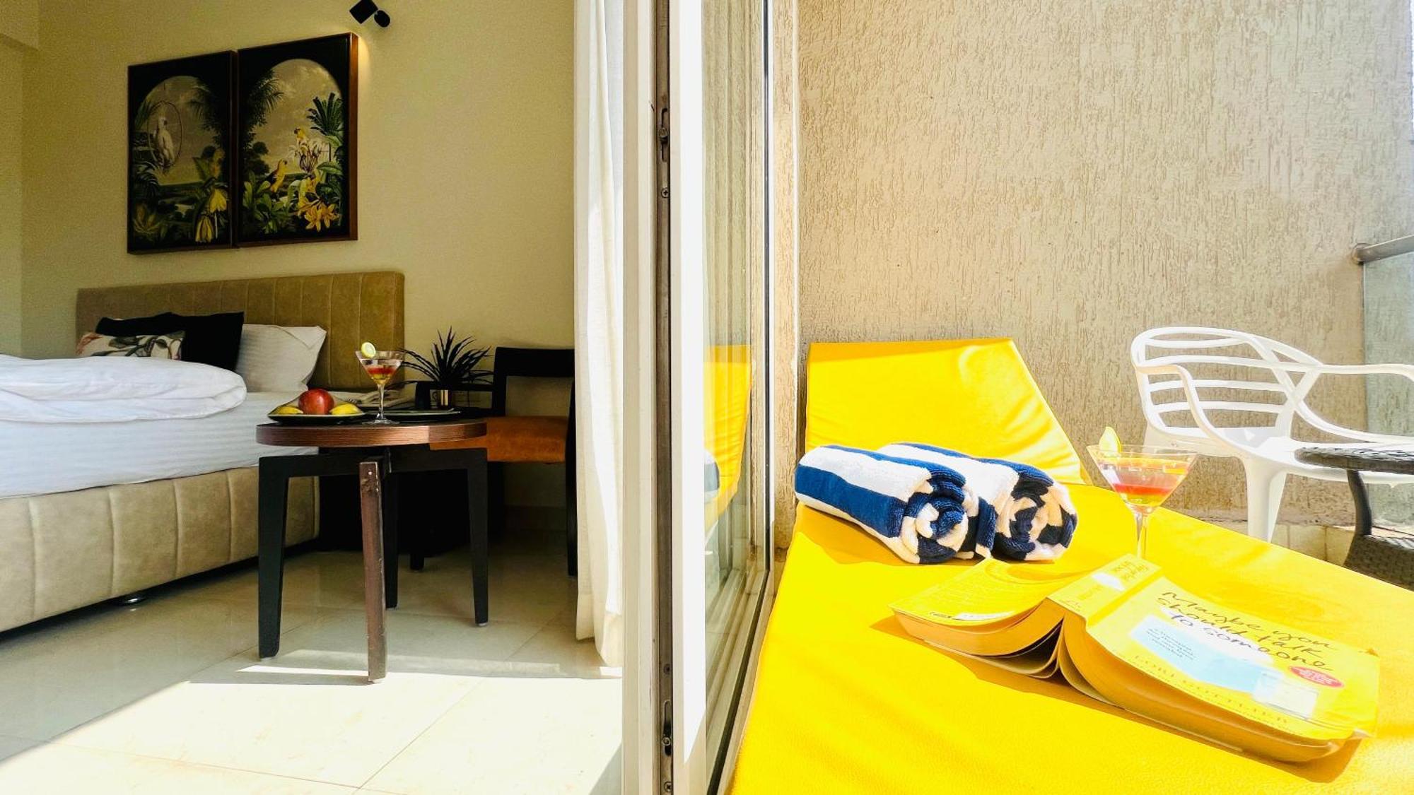 Bluo Amani Vagator - Boutique Hotel Goa アンジュナ エクステリア 写真